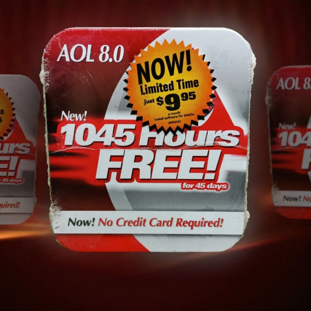 Collectible AOL 8.0 CD & NFT (GAME ASSET) UNIQUE!